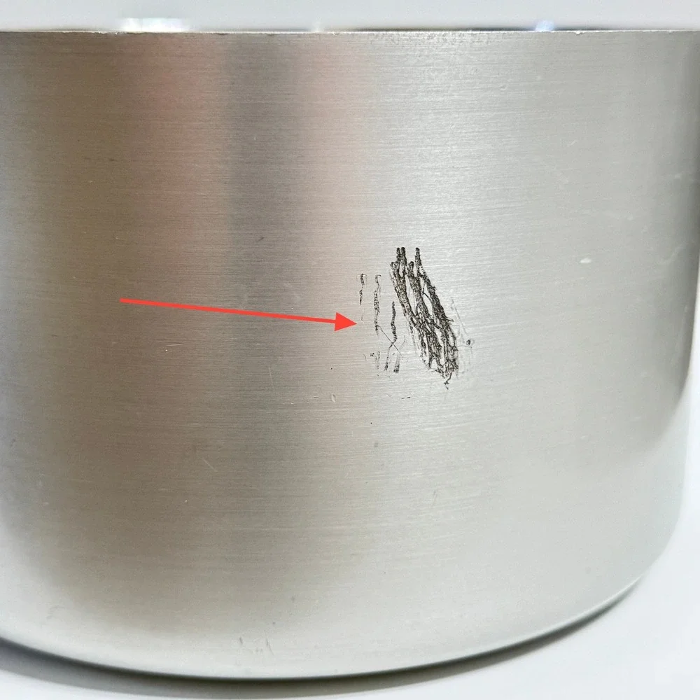 Anolon Chef Clad Saucepan 1 Qt Silver Stainless Steel Induction Glass Lid CQQQ09